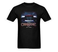 Fashion Cotton Round Neck Casual Print Short Sleeve Fashion Men T Shirt Black Men's Christine Stephen King T Shirts Print Hip Hop T-Shirts Man Tees