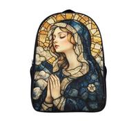 fashion décontracté étudiant cartable 2 compartiment 12 ans et plus garçons filles vitrail sac d'école imprimé en 3d notre dame sac a dos collège-16,pour l'école les voyages les affaires
