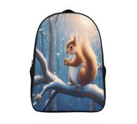 fashion décontracté petit sac a dos forêt fantastique pour adolescent sac d'école voyage 2 compartiment hiver des écureuils sac d'école imprimé en 3d-16,les enfants pour l'école les voyages affaires