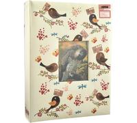 Fashion design 200 holds photo album For 5x7""/13x18cm Photo with window no memo-cream Bird floral