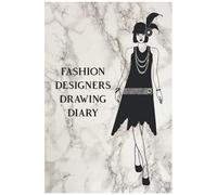 Fashion Designers Drawing Diary: A Drawing Log Book For A Fashion Designer - Write Down Your Unique Items Description, Inspiration, Theme And Design ... Out Your Design - Black Dress Cover Design