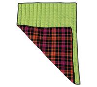 Fashion Dog Double-Face Couverture pour Animaux - 100 X 70 CM - Jaune Tartan