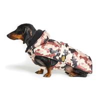 Fashion Dog Matelassé pour Teckel Avec Capuche - Camouflage - 33 CM Teckel