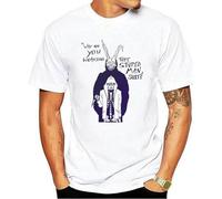 Fashion Donnie Darko Round Neck T-Shirts Tops T Shirt Atheist Sleeve Pure Moth Funny Tshirts Adult White Manches Courtes(XX-Large)