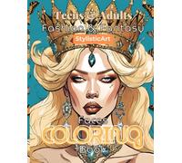 Fashion & Fantasy Faces Coloring Book
