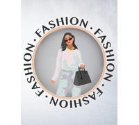 Fashion: Fashion Sketchbook For Fashion Designers 8.5 X 11in 100 Pages (Black Girl Fashion Design)