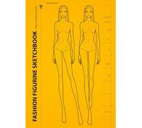 Fashion Figurine Sketchbook: Female Fashion Figurines