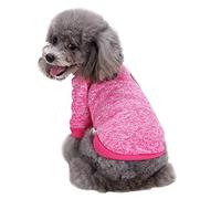 Fashion Focus on - Vêtements en Tricot Doux et épais et Chaud pour Chien (Taille XL, Rose)