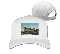 Fashion France Paris Abside De Adjustable Hip Hop Hat for Men Women's,Red