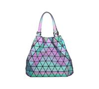 Fashion Geometric Women Sac à main Sacs à bandoulière Luminous Bag Holographic Reflective bag -1109B