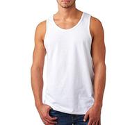 Fashion Gildan 5200 Débardeur épais pour adulte, blanc, Taille L