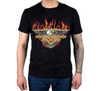 Fashion Goldwing Riders Funny Novelty Unisex 100% Cotton Short-Sleeve T-Shirts Black XXL