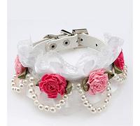 Fashion Goods for Pets Dog Collars for Puppy Flower Necklace Lace Collars for Dogs Accessories Lovely Cats Collar
