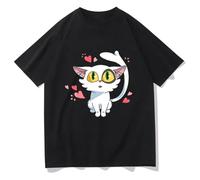 Fashion Harajuku Casual T-Shirt Suzume no Tojimari Casual Loose Man Oversized Hip Hop T-Shirt Black M