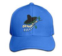 Fashion Hat Adjustable Hat Hip Hop Hat Men and Women Funny Mexican Train