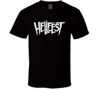 Fashion Hellfest T-Shirt à Manches Courtes en Coton pour Homme NoirCouleur 17L XL