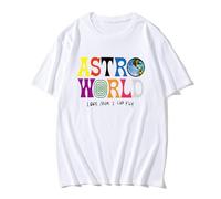 Fashion Hip Hop T Shirt Men ASTROWORLD Harajuku T-Shirts Wish You Were Here Letter Print Tee White S White S