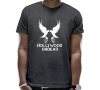 Fashion Hollywood Undead Band Logo T T-Shirts à Manches courtess for Men (XX-Large)