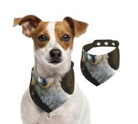 Fashion icon Écharpe pour animal domestique Bandana Printemps Été Coton Doux Chiot Foulards Réglable Accessoires pour Petite, Moyenne et Grande Fille Garçon Chiot Taille M