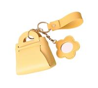 Fashion Keyfolders Pu Leather Chain Small Storage Organiseurs Lovely Bag Charm Couchette Décorations Pour Les Femmes En Cuir Charche Keychain Case De Rangement Portable Jolie