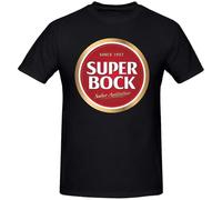 Fashion Leisure Cool Man Super Bock Beer Portugal T-Shirt Haraju 95% Cotton Graphics Tshirt Tops Black L