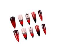 Fashion Long Press On Nails Couvre Les Ongles Artificiels Amond False Winter Stick On Fomen And Girls Party Ready Nail