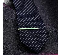 Fashion Magic Color Slender Tie Clip Box cadeau pour les vêtements formels pour hommes en acier inoxydable (E)