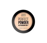 Fashion Make Up - Poudre compacte ""HD Premium Pro"" N°02 Ivoire