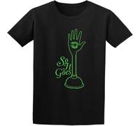 Fashion Men's T-Shirt Inspired by Kurt Vonnegut - Tralfamadorian So It Goes Cult Literature Crew Neck Tops Tee Black 3XL