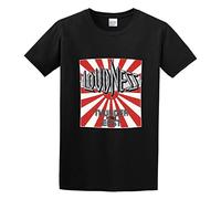 Fashion Men's T-Shirt Loudness Thunder Inthe East Rock Legend Crew Neck Tops Tee Black XXL