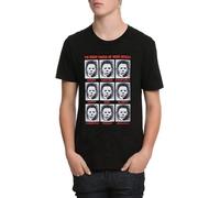 Fashion Mens T Shirt Men Summer Casual Shirt Halloween Faces of Mike Myers T Shirt Black S