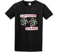 Fashion Men's T-Shirt T-Shirt Round Neck Stanley Kubrick Black Manches Courtes(Large)