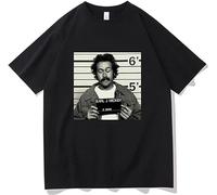 Fashion My Name is Earl Pattern Tshirt Summer Men Unisex Hip Hop Style T Shirt Harajuku Retro T-Shirt Man Tee Men XL Black Black XL