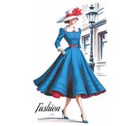 Fashion Notebook: Sketchbook | Notebook | Journal | Fashion Design | 100 Pages
