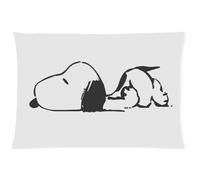Fashion Pillowcases Custom Cute Snoopy in Sleep Rectangle Zipper Pillowcase Standard Size 20*30 inches Design Soft and Comfortable Pillow Cover (Twin Sides)