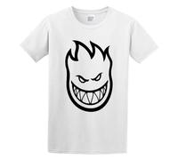 Fashion Printing Letters Spitfire Skateboard Sitcoms T-Shirt White L