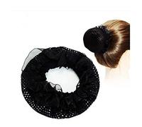 Fashion ProfessionalsSimple Dance Attaché Hair Elastic Band Invisible Net Set Stewardess Head Flower Tied Hair Ring Flower Fresh