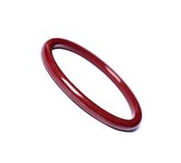 Fashion Round Cinnabar Bangle Bracelet pour Femmes Feng Shui Vermilion Bracelets Red Bangle pour Bonne Chance Richesse guérison Protection Amulette Femme Gift Birthday
