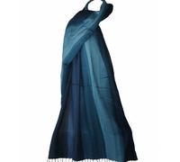 Fashion Shawl Etole Écharpe dégradé de bleu à marine