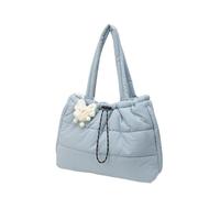 Fashion Shoulder Down Bag Soft Dacron Crossbody Handbag Puffy Tote Women Underarm Bags Handbags Purses(Color2)