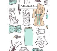 Fashion Sketch Book: My Fashion Design Illustration Workbook , Croquis Templates and Model Draft Sketchpad 8.5x11 inches