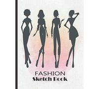 Fashion Sketchbook Female Figure: Professional Figure Templates For Fashion Designers (Drawing Books, Fashion Books, Fashion Design Books, Fashion Sketchbooks)