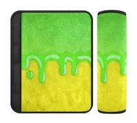 Fashion Street Graffiti Painting Lot de 2 coussins de ceinture de sécurité pour libérer le stress sur votre cou et vos épaules pour berline forro para cinturon de seguridad