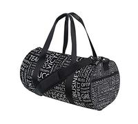 Fashion Success Sac de Sport Noir sans Couture en Toile pour Voyage, Week-End, Bagage pour Homme, Femme, Sport et Nuit