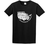 Fashion T-Shirt Bridges Death Stranding Inspired Cotton Round Neck hirt for Men Black XXL