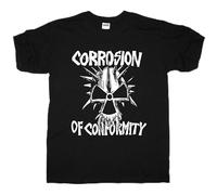 Fashion T-Shirt Corrosion of Conformity Eye for an Eye Skull Crossover C.O.C. New Black Black M
