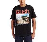 Fashion T-Shirt Fashion Men Casual Rush Mens Farewell to Kings Printed Men Cotton Black S