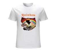 Fashion T-Shirt Gown Rainbow Rising Album Band Men Black L
