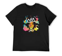 Fashion T-Shirt Jeanmichel Basquiat Graffiti New York 70'S 80'S 90'S Black XL