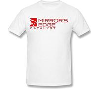 Fashion T-Shirt Men's Mirror Edge Catalyst Logo Black XL